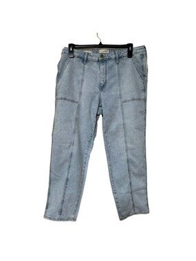 NWT Universal Thread High Rise Straight Leg Jeans Light Blue Stretch Size 16W